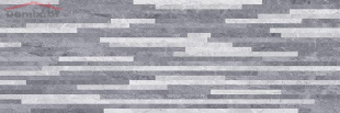 Плитка Laparet Pegas серый мозаика (20х60)